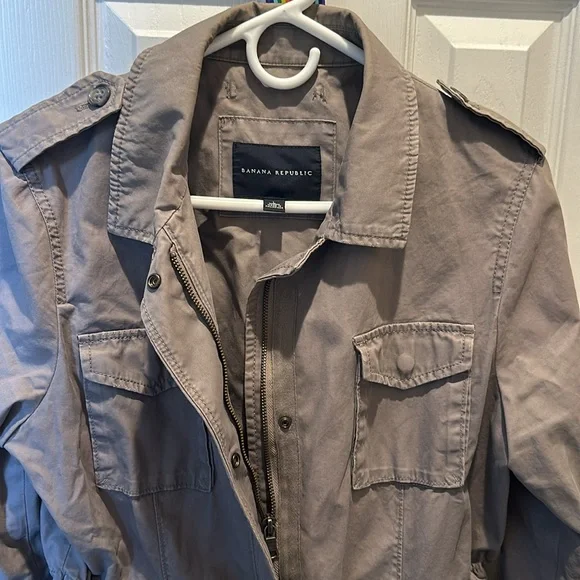 Banana Republic cotton drawstring coat - Picture 2 of 4